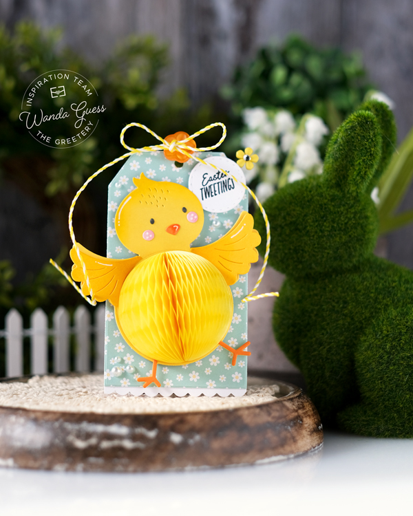 the greetery, the greetery stamps and dies, the greetery easter, the greetery spring, handmade easter cards, easter card ideas, gingham, easter crafting, honeycomb, tags, the greeter bunny tales, the greetery hey honeycomb, the greetery bitty botanicals, the greetery spring crest and hymns, wanda guess, a blog called wanda, greetery design team, spring 