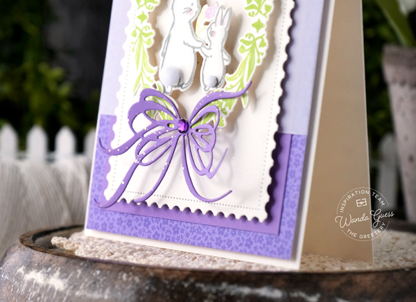 the greetery, the greetery stamps and dies, the greetery easter, the greetery spring, handmade easter cards, easter card ideas, gingham, easter crafting, honeycomb, tags, the greeter bunny tales, the greetery hey honeycomb, the greetery bitty botanicals, the greetery spring crest and hymns, wanda guess, a blog called wanda, greetery design team, spring 