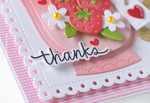 pretty pink posh, pretty pink posh stamps, pretty pink posh teacup, pretty pink post dies, handmade cards, card ideas, tea card ideas, thank you card, wanda guess, a blog called wanda