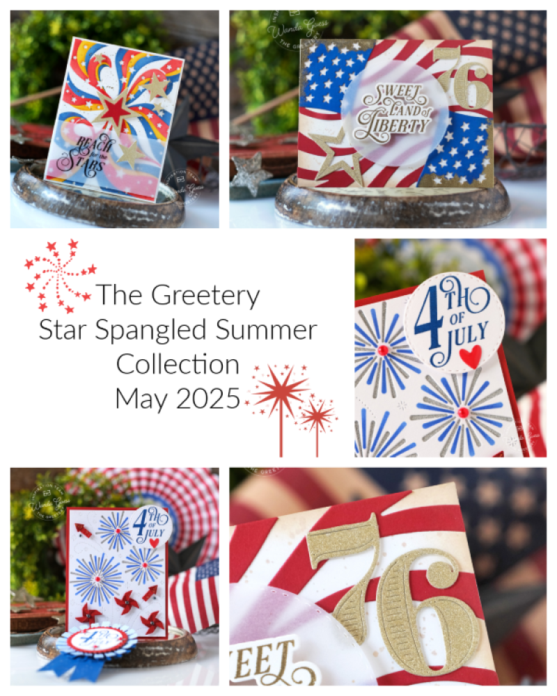 Star spangled collage small