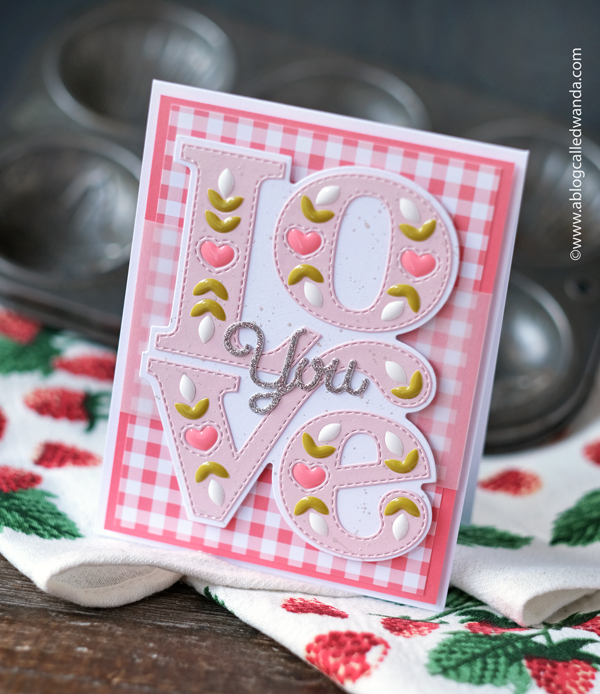 concord and 9th, concord & 9th, concord and 9th stamps and dies, concord and 9th love letters, concord and 9th sweet sayings, valentine, love, anniversary, handmade card ideas, crafting, diy valentine, wanda guess, a blog called wanda