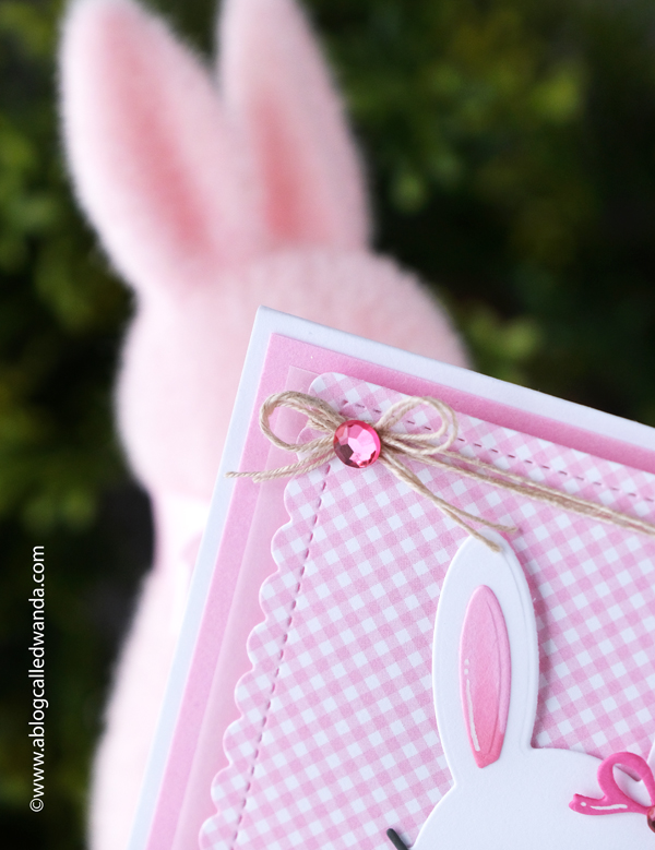 pretty pink posh, pretty pink posh stamps, pretty pink posh easter, easter card ideas, easter crafts, pretty pink posh bucket, pretty pink posh carrot dies, pretty pink post spring, gingham paper, handmade cards, easter, wanda guess, a blog called wanda