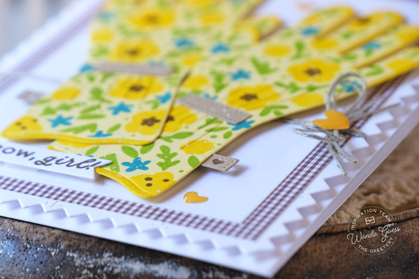 the greetery, the greetery stamps and dies, the greetery garden gloves, the greetery stencils, summer, handmade card ideas, the greetery ideas, sunflowers, crafts, wanda guess, a blog called wanda