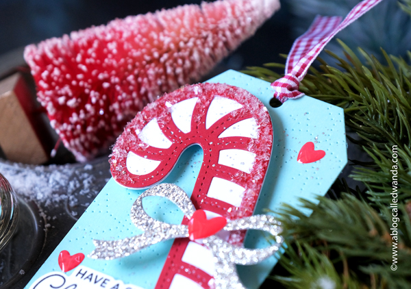 pretty pink posh, pretty pink posh stamps and dies, christmas, holiday, gingerbread man, candy cane, christmas card ideas, holidays, die cuts, wanda guess, a blog called wanda, christmas bell, retro christmas, christmas tags, candy cane shaker dies