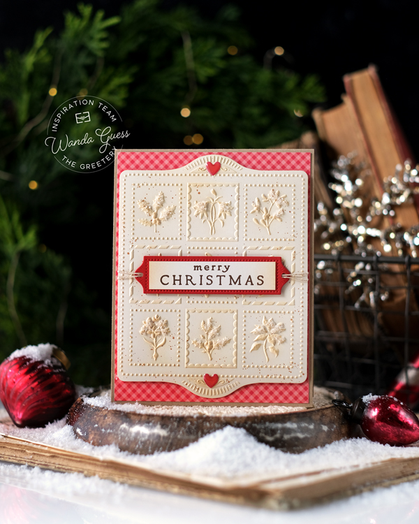 The Greetery stamps and dies, The Greetery, The Greetery Christmas Market Collection, DIY, Handmade Christmas, Christmas Card ideas, The Greetery Market Place, The Greetery Cocoa Cozy, The Greetery Nativity, Wanda Guess, A Blog Called Wanda, The Greetery Shortbread