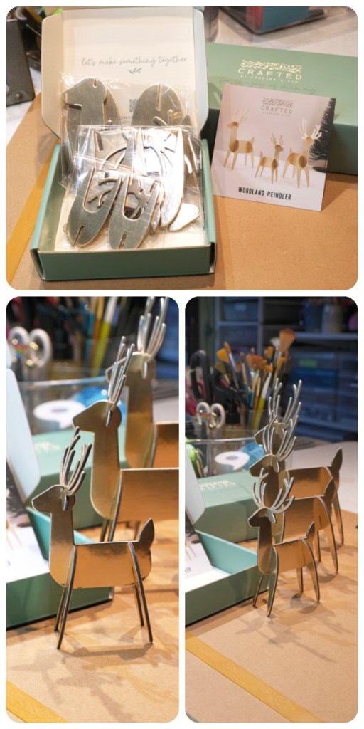 a blog called wanda, christmas crafting, concord and 9th, concord and 9th christmas, crafted by c9 kits, crafted by c9 new release, crafting kits, diy christmas, garland, handmade christmas crafting, ideas for crafting together, paper houses for christmas, reindeer, trees, wanda guess