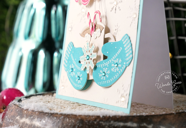 The Greetery stamps and dies, The Greetery, The Greetery Christmas Market Collection, DIY, Handmade Christmas, Christmas Card ideas, The Greetery Market Place, The Greetery Cocoa Cozy, The Greetery Nativity, Wanda Guess, A Blog Called Wanda