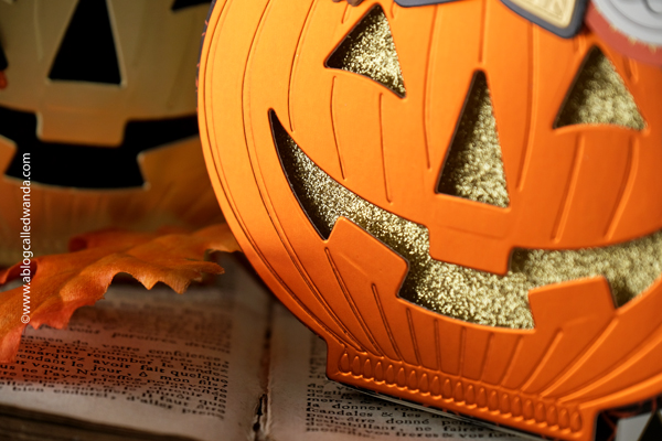 halloween crafts, anna griffin halloween, pumpkin treat boxes, jack o lantern, diy halloween, vintage halloween, diy crafting, halloween party ideas, halloween boxes, wanda guess, a blog called wanda, anna griffin dies