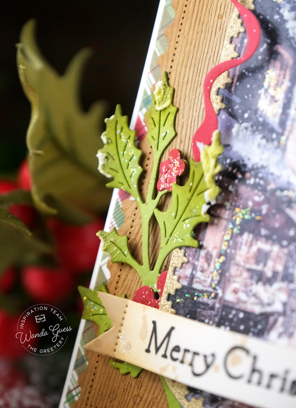 christmas card ideas, diy christmas, handmade card ideas, the greetery, the greetery capsule collection, the greetery christmas, the greetery christmas gallerie collection, the greetery holly, the greetery new release, the greetery shortbread shapes, the greetery stamps and dies, wanda guess. a blog called wanda, winter