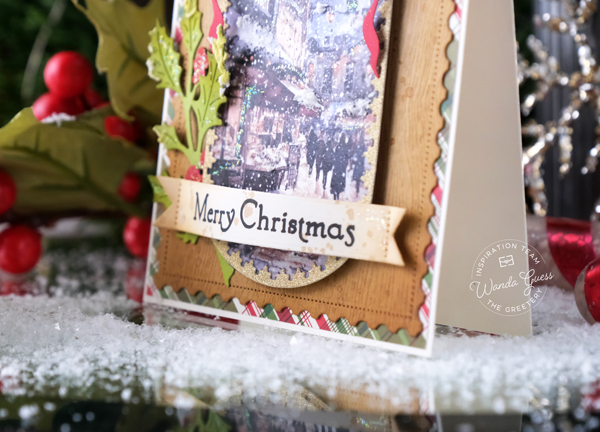 christmas card ideas, diy christmas, handmade card ideas, the greetery, the greetery capsule collection, the greetery christmas, the greetery christmas gallerie collection, the greetery holly, the greetery new release, the greetery shortbread shapes, the greetery stamps and dies, wanda guess. a blog called wanda, winter