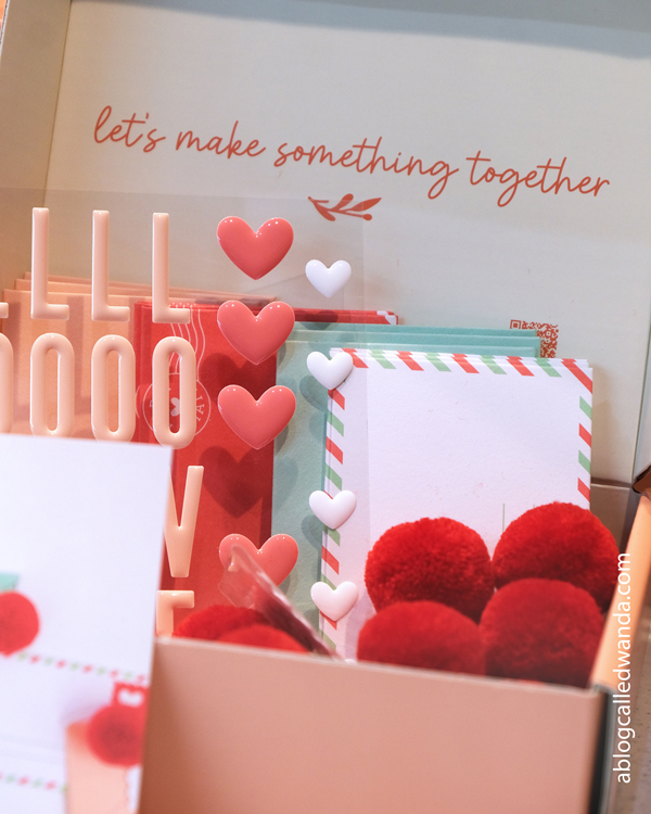 Crafted by C9 crafting kits, concord and 9th, valentine craft kits, valentine's day crafting, Galentines ideas, Handmade Valentines, valentine mailbox, valentine garland, valentine home decor, wanda guess, a blog called wanda