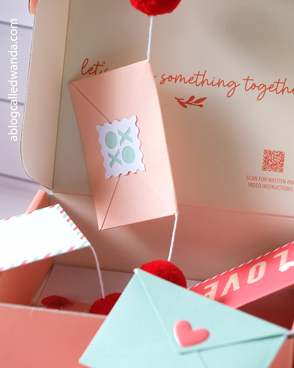 Crafted by C9 crafting kits, concord and 9th, valentine craft kits, valentine's day crafting, Galentines ideas, Handmade Valentines, valentine mailbox, valentine garland, valentine home decor, wanda guess, a blog called wanda