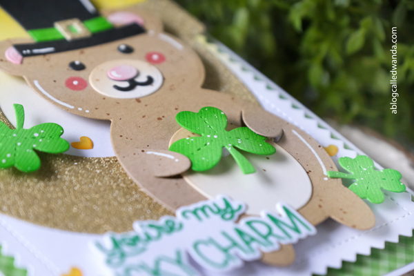 Pretty Pink Posh stamps and dies, Pretty Pink Posh crafting, Pretty Pink Posh Lucky, Holder Dies, St. Patrick's Day card ideas, handmade card ideas, wanda guess, a blog called wanda