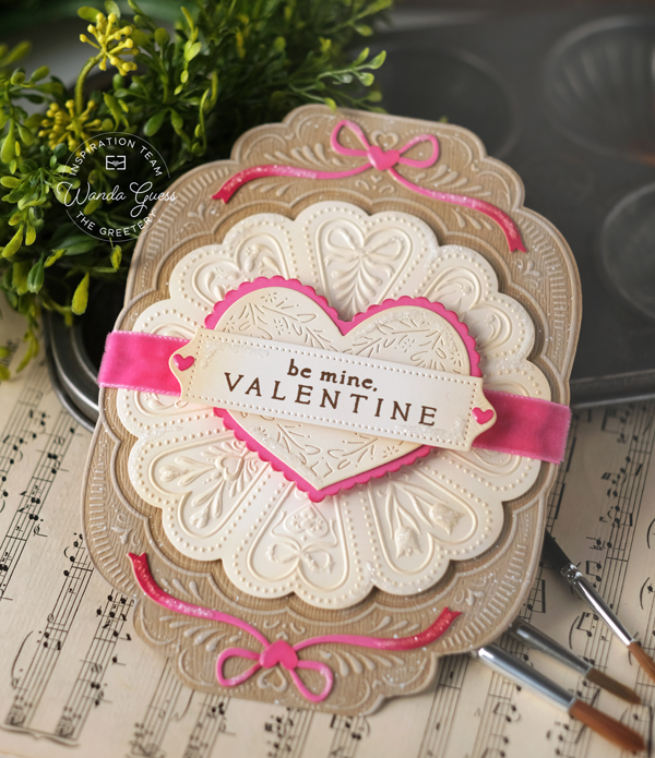 The Greetery, The Greetery stamps and dies, The Greetery new release, The Greetery Amour Market Collection, The Greetery Shortbread Shapes, The Greetery capsule collection, valentine's day, Handmade card ideas, Valentine Crafts, vintage, wanda guess, a blog called wanda