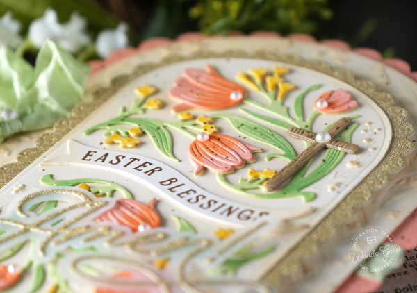 the greetery, the greetery stamps and dies, the greetery new release, the greetery tangled tulips, shortbread shapes, chocolate bunnies, easter cards, easter crafting, wanda guess, a blog called wanda