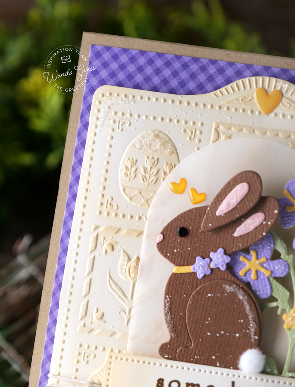 the greetery, the greetery stamps and dies, the greetery new release, the greetery tangled tulips, shortbread shapes, chocolate bunnies, easter cards, easter crafting, wanda guess, a blog called wanda