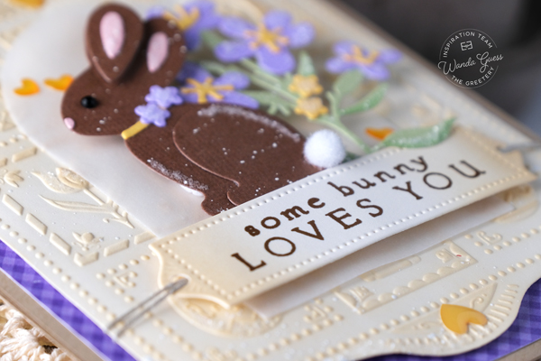 the greetery, the greetery stamps and dies, the greetery new release, the greetery tangled tulips, shortbread shapes, chocolate bunnies, easter cards, easter crafting, wanda guess, a blog called wanda