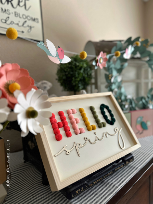 concord and 9th, crafted by c9, crafted by c9 kits, crafting kits, spring crafting kits, diy spring, diy paper flowers, garland, diy paper wreath, easy projects crafting, wanda guess, a blog called wanda