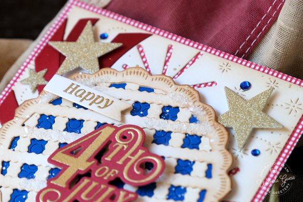 the greetery, the greetery stamps and dies, the greetery patriotic, americana, to pie for dies, wave the flag dies, grand finale dies, land of liberty stamp set, 4th of july card ideas, handmade cards, stamping, wanda guess, a blog called wanda