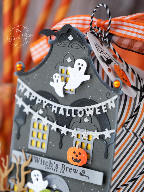 the greetery, the greetery stamps and dies, the greetery autumn edit, new release, harvest, fall, fall card ideas, the greetery market place, eerie avenue, haunted house, halloween treats, the greetery wildwood, the greetery hand picked harvest, pumpkins, warm tones, the greetery design team, wanda guess, a blog called wanda