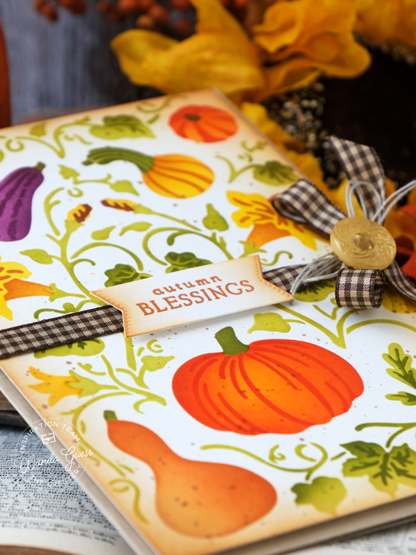 the greetery, the greetery stamps and dies, the greetery autumn edit, new release, harvest, fall, fall card ideas, the greetery market place, eerie avenue, haunted house, halloween treats, the greetery wildwood, the greetery hand picked harvest, pumpkins, warm tones, the greetery design team, wanda guess, a blog called wanda
