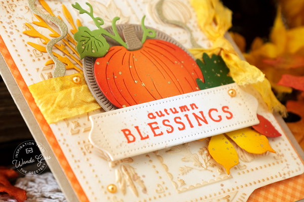 the greetery, the greetery stamps and dies, the greetery autumn edit, the greetery fall, fall card ideas, handmade card ideas, stamping, die cutting, the greetery shortbread shapes, the greetery autumn botanicals, the greetery bitty botanicals, harvest cards, pumpkins, wanda guess, a blog called wanda