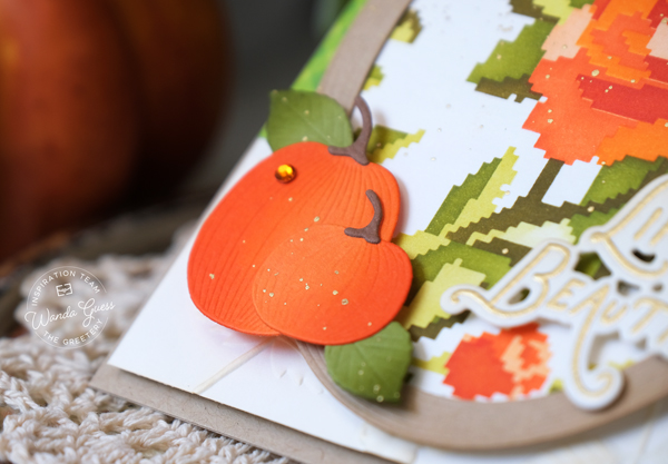 the greetery, the greetery stamps and dies, the greetery rose tapestry stencils, cross stitch card, fall card ideas, autumn, harvest, crafting, the greetery cards, wanda guess, a blog called wanda