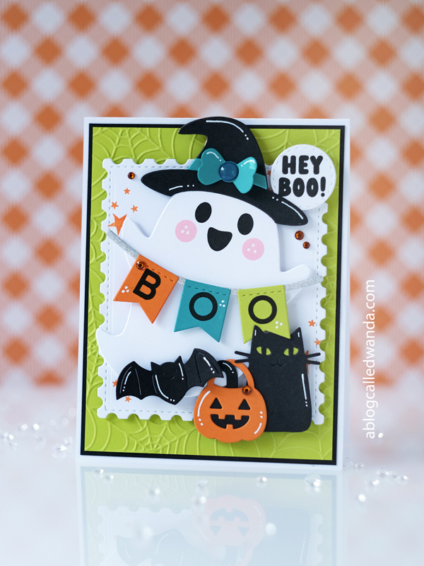 taylored expressions, taylored expressions stamps and dies, taylored expressions halloween, ghost hugs dies, ghost hugs dress up, spider web embossing folder, halloween card ideas, handmade card ideas, halloween crafts, wanda guess, a blog called wanda