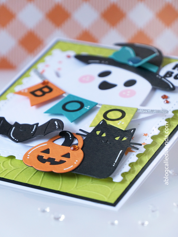 taylored expressions, taylored expressions stamps and dies, taylored expressions halloween, ghost hugs dies, ghost hugs dress up, spider web embossing folder, halloween card ideas, handmade card ideas, halloween crafts, wanda guess, a blog called wanda