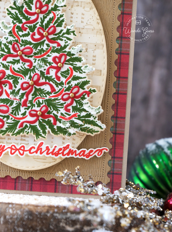 the greetery, the greetery new release, the greetery christmas, the greetery district twelve/25, the greetery bowtique holiday, the greetery brimming baskets, christmas cards, holiday cards, classic christmas, handmade card ideas, christmas tree, basket, wanda guess, a blog called wanda