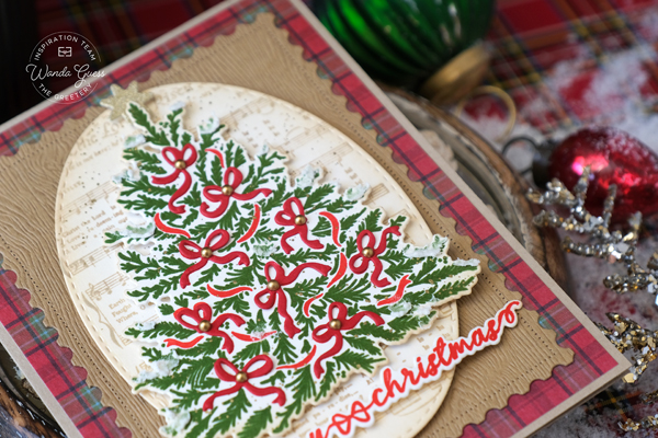 the greetery, the greetery new release, the greetery christmas, the greetery district twelve/25, the greetery bowtique holiday, the greetery brimming baskets, christmas cards, holiday cards, classic christmas, handmade card ideas, christmas tree, basket, wanda guess, a blog called wanda