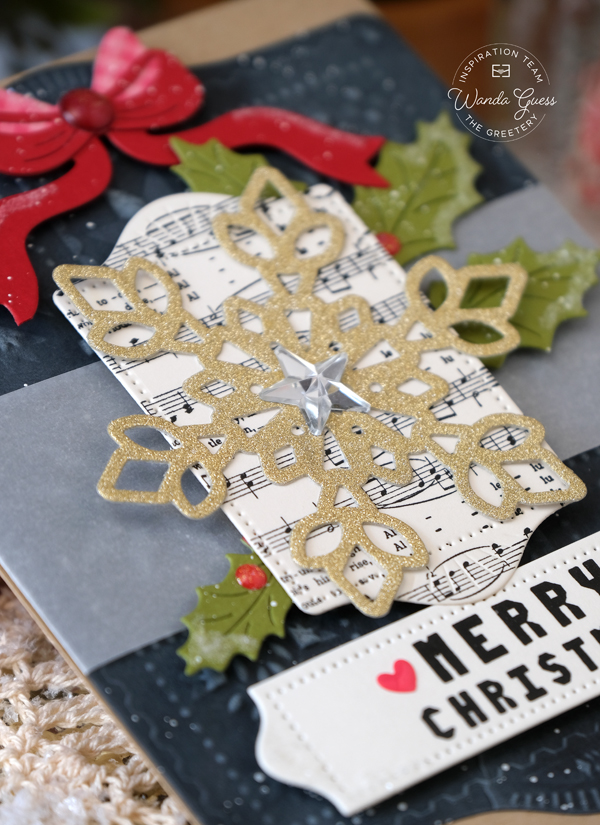 the greetery, the greetery stamps and dies, the greetery christmas release, district twelve 25, holiday, winter, christmas, capsule quilt shop, shortbread shapes, handmade christmas cards, holiday stamping, wanda guess, a blog called wanda